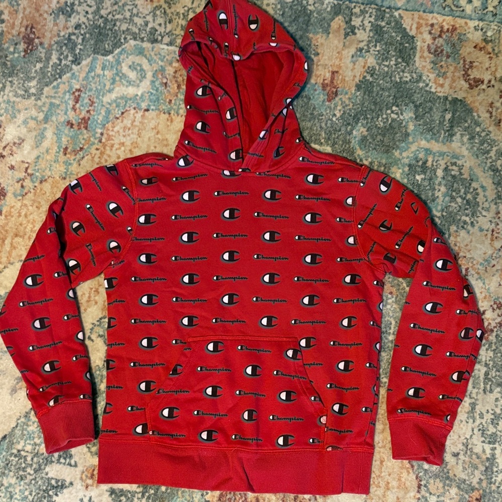 Champion Red Athletic Hoodie